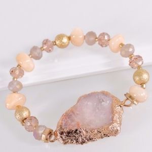 Natural Beads Bracelet - 3 colors